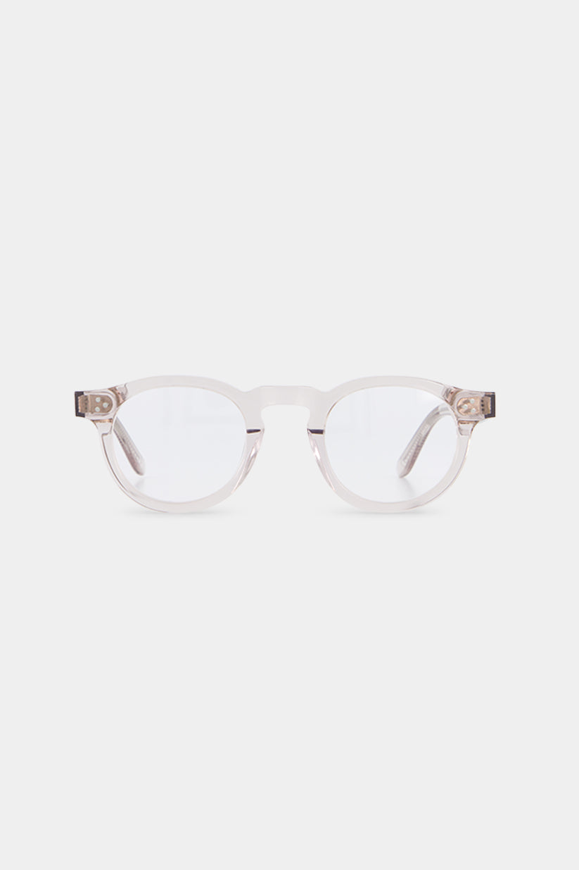 Isle of Eden Drew prescription glasses, front view showing the eco-conscious sand bio-acetate frame, designed for everyday vision correction