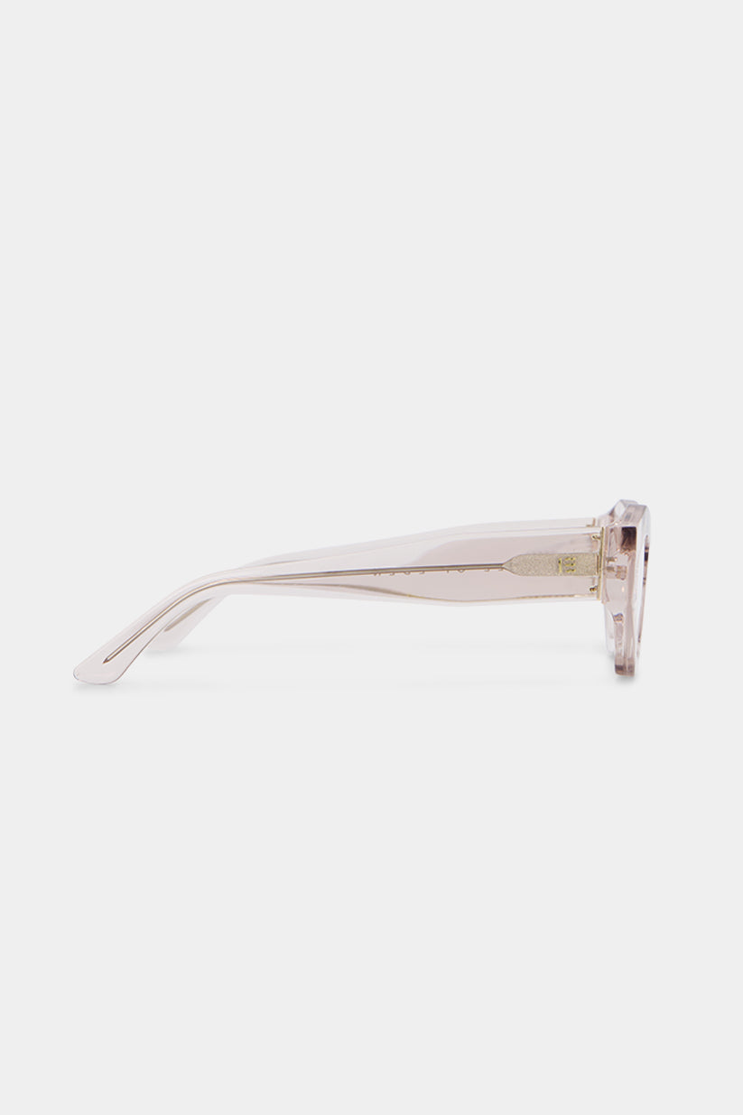 Isle of Eden Emily prescription glasses, right side view showing the eco-conscious sand bio-acetate temple arm for everyday vision correction